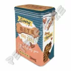 Retró Fémdoboz Csatos, Aromazárós - Jutifali, Kutyakeksz Dombornyomott