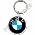 Retró Fém Kulcstartó - BMW