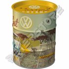 Retró Fém Persely - Olajos hordó - Volkswagen VW T1 Busz