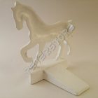 Öntöttvas Ajtókitámasztó Ló  Méretek: 13,5 cm magas, 14 cm széles, 9,5 cm mély.