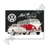 Fém Hűtőmágnes - Volkswagen VW