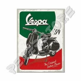 Fém Hűtőmágnes - Vespa