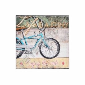 Fa falikép - Bicycle - Bicikli - Kerékpár  Méret: 25 x 25 cm
