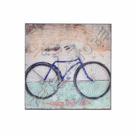 Fa falikép - Bicycle - Bicikli - Kerékpár  Méret: 25 x 25 cm