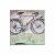 Fa falikép - Bicycle - Bicikli - Kerékpár  Méret: 25 x 25 cm