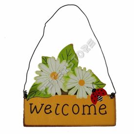 Fa Ajtódísz, Üdvözlő tábla - Welcome