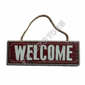 Falidísz, Ajtódísz, Üdvözlő tábla - Welcome