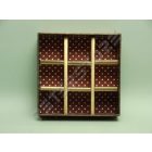 Bonbon tartó doboz 9 db-os