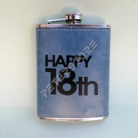 Flaska 8 oz - Boldog 18. születésnapot