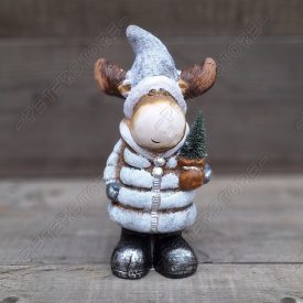 Karácsonyi dísz - Kerámia  Rénszarvas