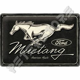 Retró Fém Tábla - Ford Mustang Dombornyomott