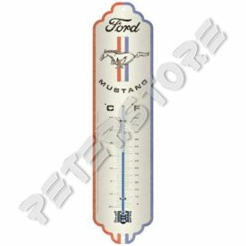Retró Fém Hőmérő - Ford Mustang