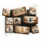 Hűtőmágnes szett - Coffee, Kávé