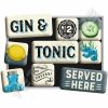 Hűtőmágnes szett - Gin Tonic