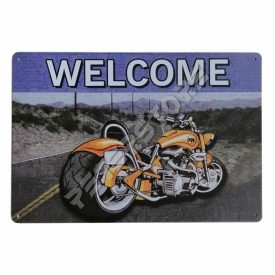 Retró Fém Tábla - Chopper, Motor