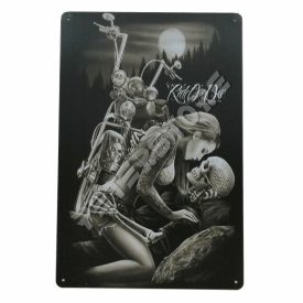 Retró Fém Tábla - Chopper, Motor