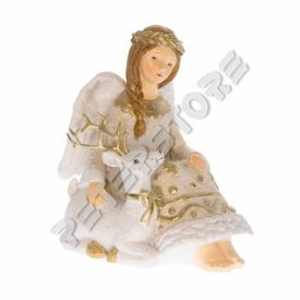 Karácsonyi dísz - Angyal Szarvassal