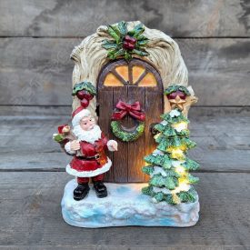 Karácsonyi jelenet - Ajtó ledes