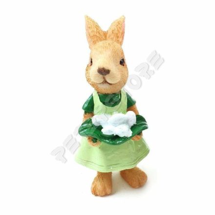 Nyúl, Nyuszi Figura     Méret: 10 cm széles, 8 cm magas, 7 cm mély