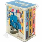 Retró Fémdoboz - Vespa Dombornyomott