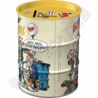 Retró Fém Persely - Olajos hordó - Bier, Sör, Motor