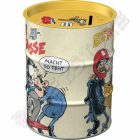 Retró Fém Persely - Olajos hordó - Bier, Sör, Motor