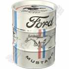 Retró Fém Persely - Olajos hordó - Ford Mustang