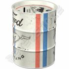 Retró Fém Persely - Olajos hordó - Ford Mustang