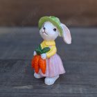 Nyúl, Nyuszi Figura     Méret: 10 cm széles, 8 cm magas, 7 cm mély