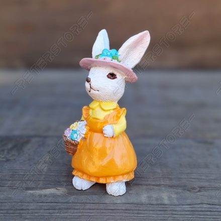Nyúl, Nyuszi Figura     Méret: 10 cm széles, 8 cm magas, 7 cm mély