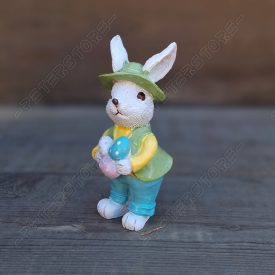 Nyúl, Nyuszi Figura     Méret: 10 cm széles, 8 cm magas, 7 cm mély