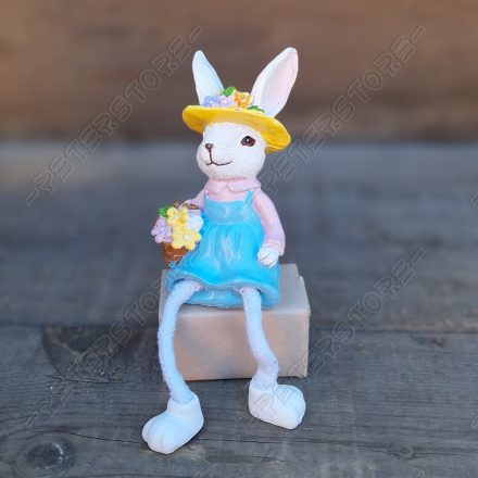 Nyúl, Nyuszi Figura     Méret: 10 cm széles, 8 cm magas, 7 cm mély