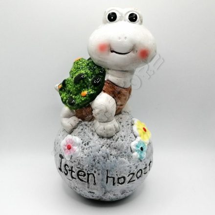 Kerámia Teknős - Isten hozott