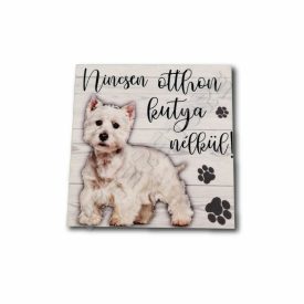 Fa tábla - Kutya