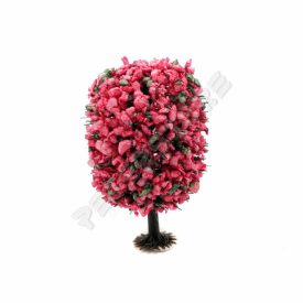 Rózsaszín virágos fa 6 cm