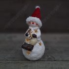 Karácsonyi dísz - Hóember Hógolyón Ledes