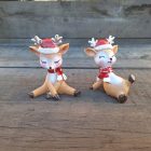 Karácsonyi Őzike Figura