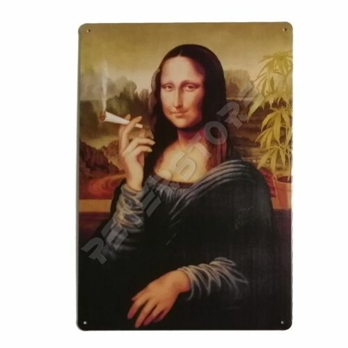 Retró Fém Tábla - Mona Lisa Joint