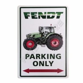 Retró Fém Tábla - Fendt Traktor Parkoló
