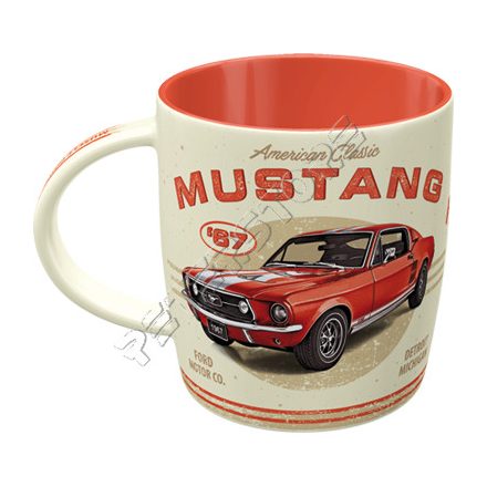 Retró Bögre - Ford Mustang
