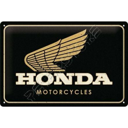 Retró Fém Tábla - Honda Logó Dombornyomott