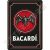 Retró Fém Képeslap - Bacardi