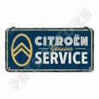 Retró Fém Tábla - Citroën Service, Citroen Szerviz