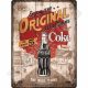 Retró Fém Tábla - Coca-Cola Reklámtábla Dombornyomott