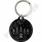 Retró Fém Kulcstartó - Otthon Édes Otthon