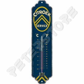 Retró Fém Hőmérő - Citroën Service, Citroen Szerviz