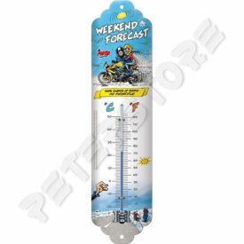 Retró Fém Hőmérő - Hétvégi előrejelzés