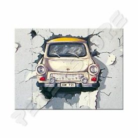 Fém Hűtőmágnes - Trabant
