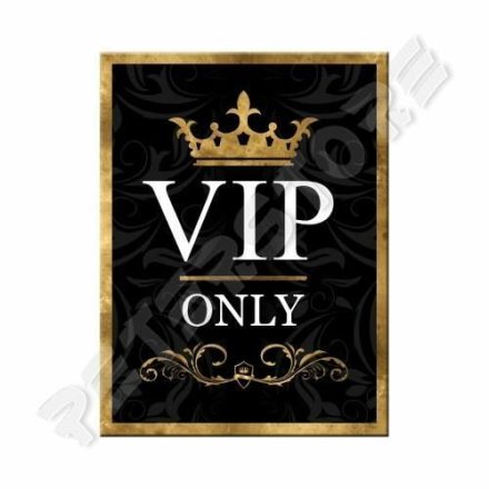 Fém Hűtőmágnes - VIP Only