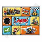 Hűtőmágnes szett - Motor mánia